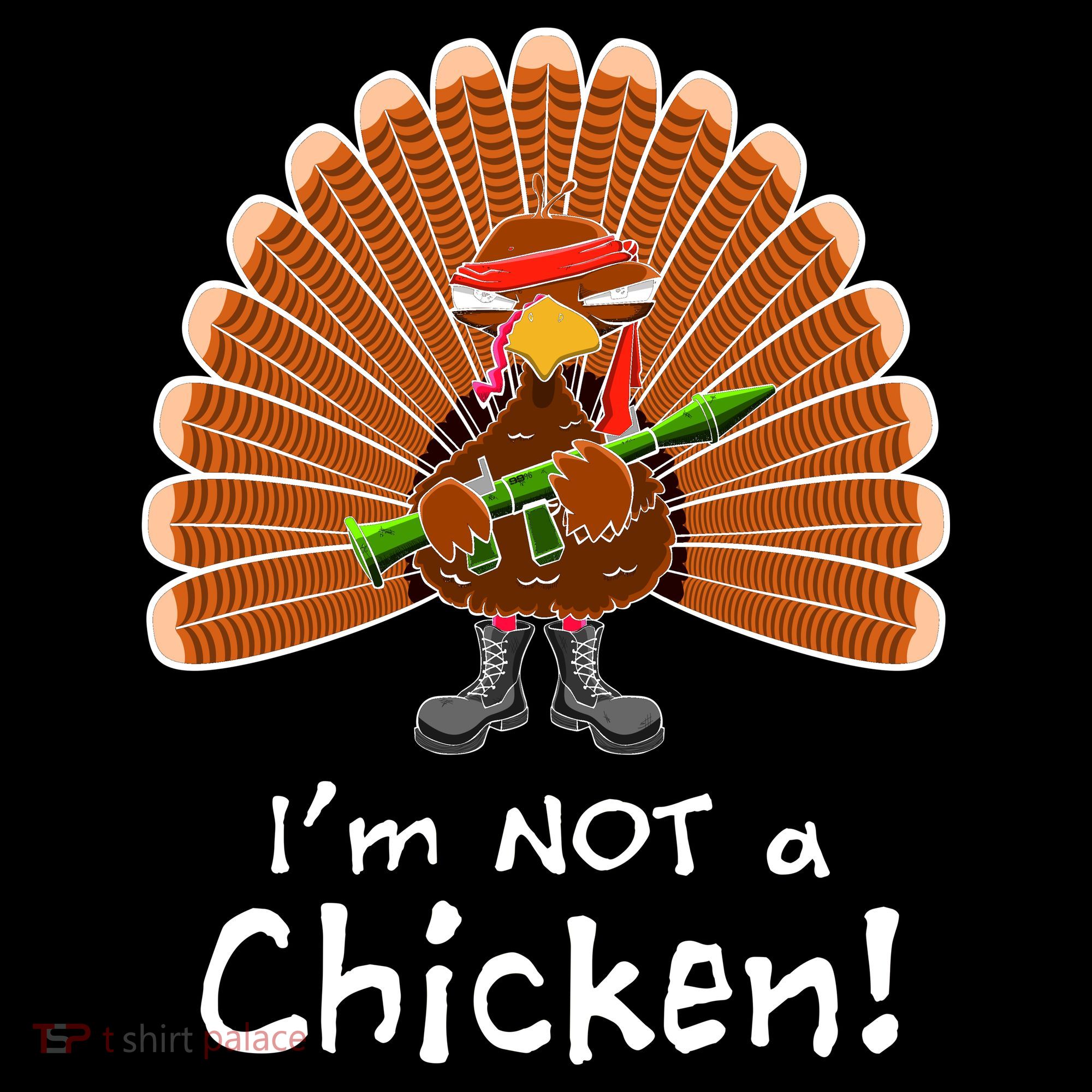 I'm No Chicken Turkey Holiday Bucket Hat