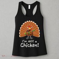 I'm No Chicken Turkey Holiday Women's Tank Top thumb 3
