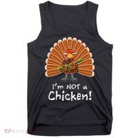 I'm No Chicken Turkey Holiday Tank Top thumb 0