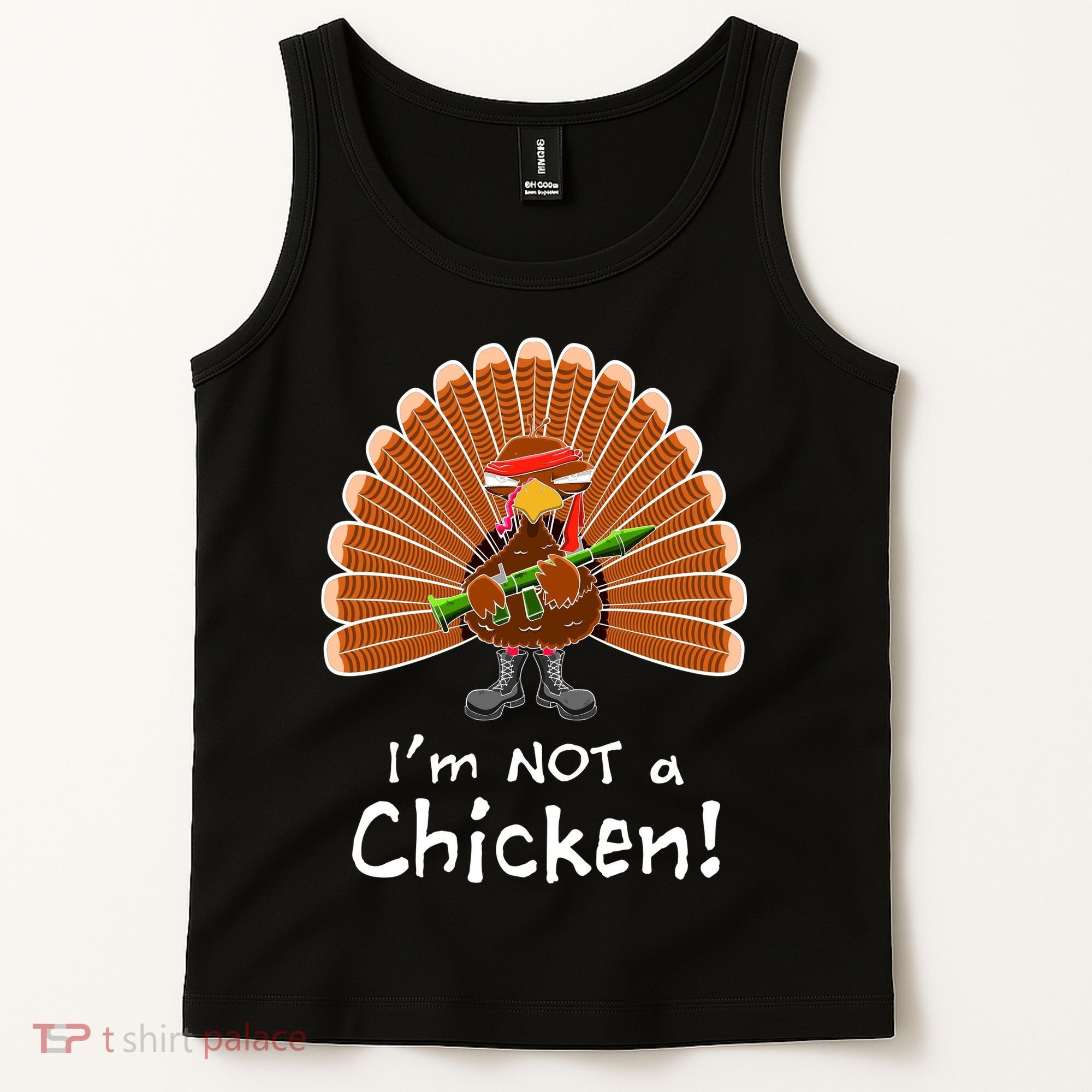 I'm No Chicken Turkey Holiday Tank Top