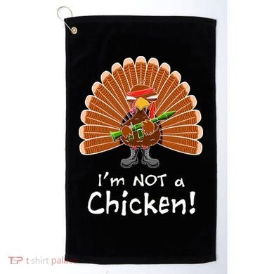 I'm No Chicken Turkey Holiday Golf Towel