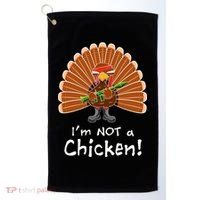 I'm No Chicken Turkey Holiday Golf Towel thumb 0