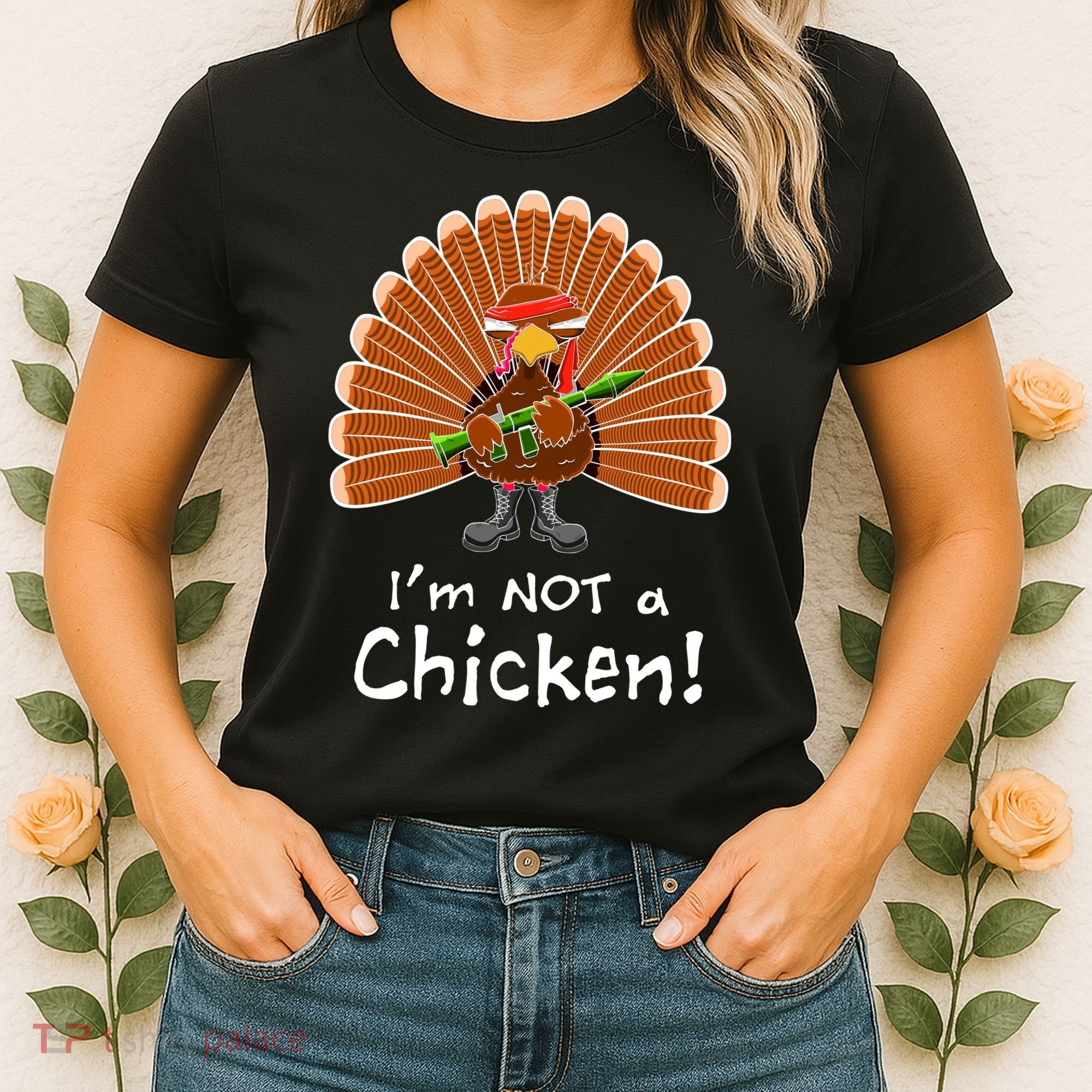 I'm No Chicken Turkey Holiday Women's T-Shirt