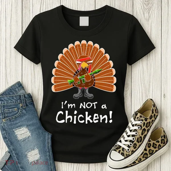 I'm No Chicken Turkey Holiday Women's T-Shirt