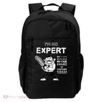I'm No Expert Funny Video Backpack thumb 0