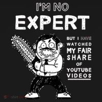 I'm No Expert Funny Video Backpack thumb 2