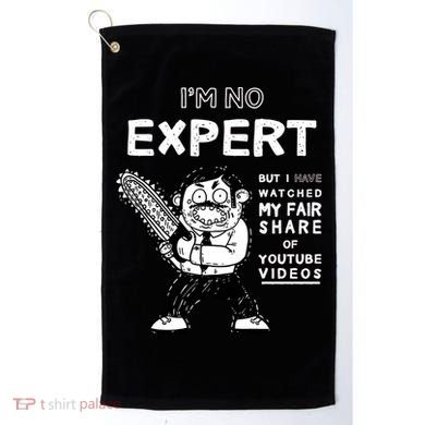 I'm No Expert Funny Video Golf Towel