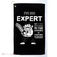 I'm No Expert Funny Video Golf Towel thumb 0