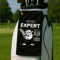 I'm No Expert Funny Video Golf Towel thumb 2