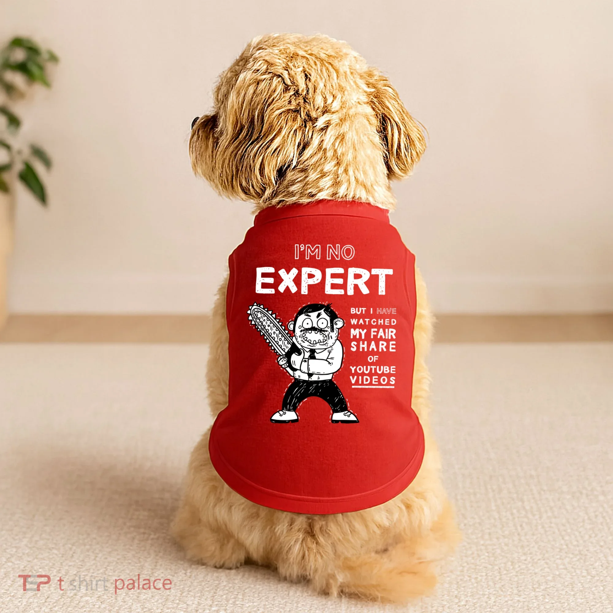 I'm No Expert Funny Video Doggie Tank