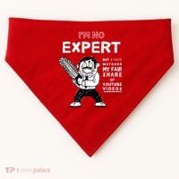 I'm No Expert Funny Video USA-Made Doggie Bandana thumb 0