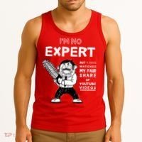 I'm No Expert Funny Video Tank Top thumb 3