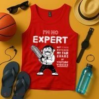 I'm No Expert Funny Video Tank Top thumb 4