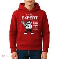I'm No Expert Funny Video Kids Hoodie thumb 4