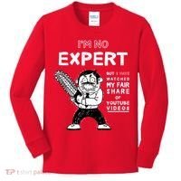 I'm No Expert Funny Video Kids Long Sleeve Shirt thumb 0