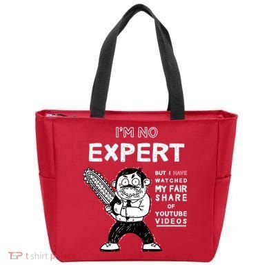 I'm No Expert Funny Video Tote Bag