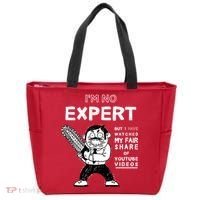 I'm No Expert Funny Video Tote Bag thumb 0