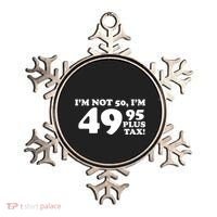 I'm Not 50 Funny Birthday Ornament thumb 0