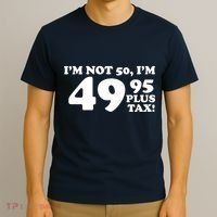 I'm Not 50 Funny Birthday T-Shirt thumb 3
