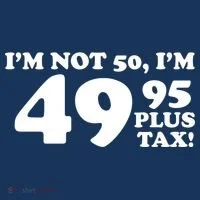 I'm Not 50 Funny Birthday Women's T-Shirt thumb 6