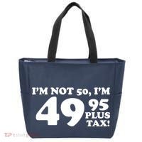 I'm Not 50 Funny Birthday Tote Bag thumb 0