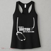I'm Not A Doctor But Will Take A Look Women's Tank Top thumb 3