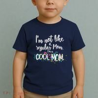 I'm Not A Regular Mom I'm A Cool Mom Toddler T-Shirt thumb 2