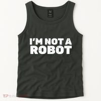 I'm Not A Robot Tank Top thumb 2