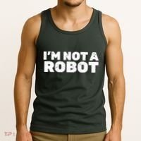 I'm Not A Robot Tank Top thumb 3