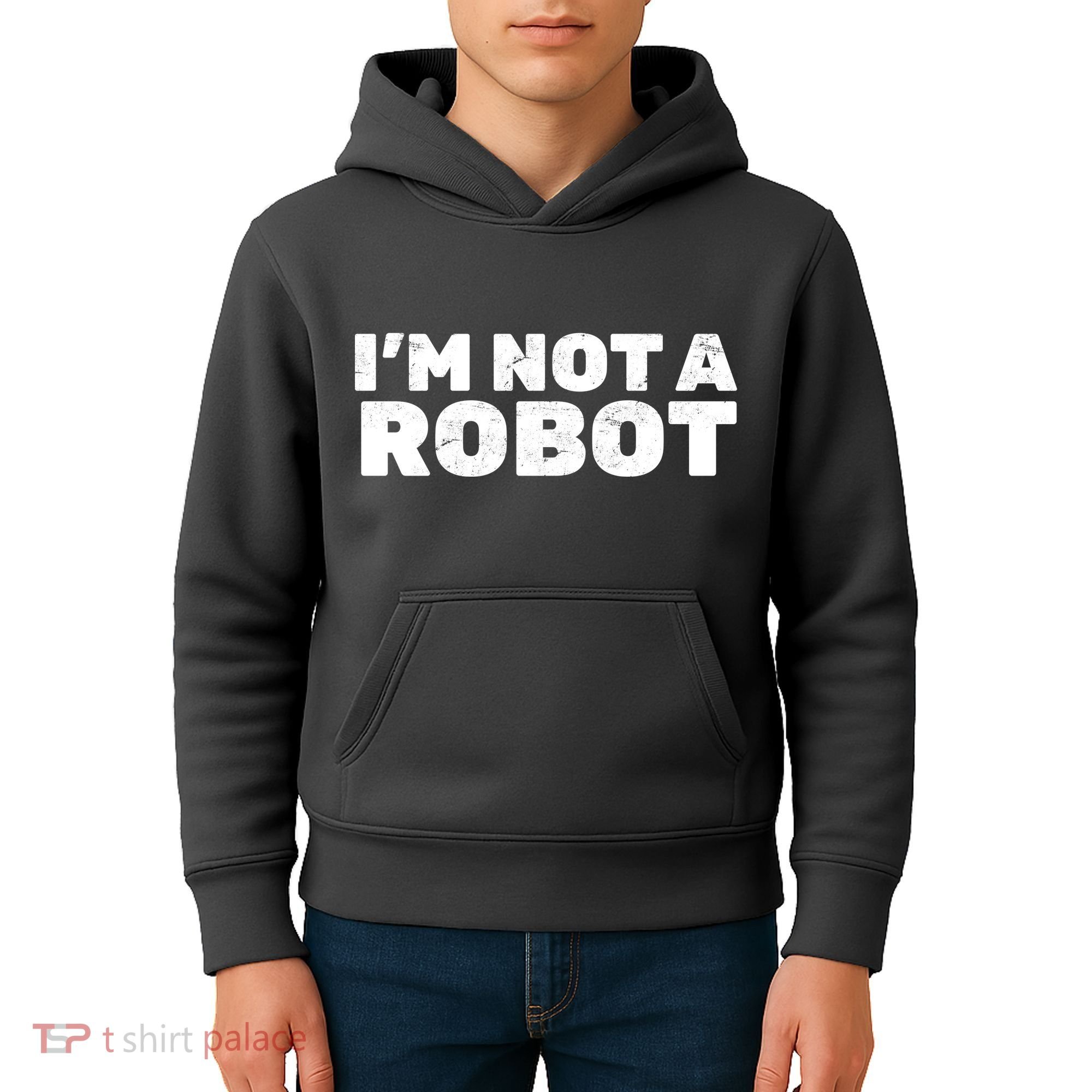 I'm Not A Robot Kids Hoodie