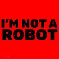 I'm Not A Robot Santa Hat thumb 1