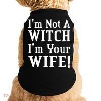 I'm Not A Witch I'm Your Wife Doggie Tank thumb 0