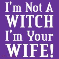 I'm Not A Witch I'm Your Wife Visor thumb 3