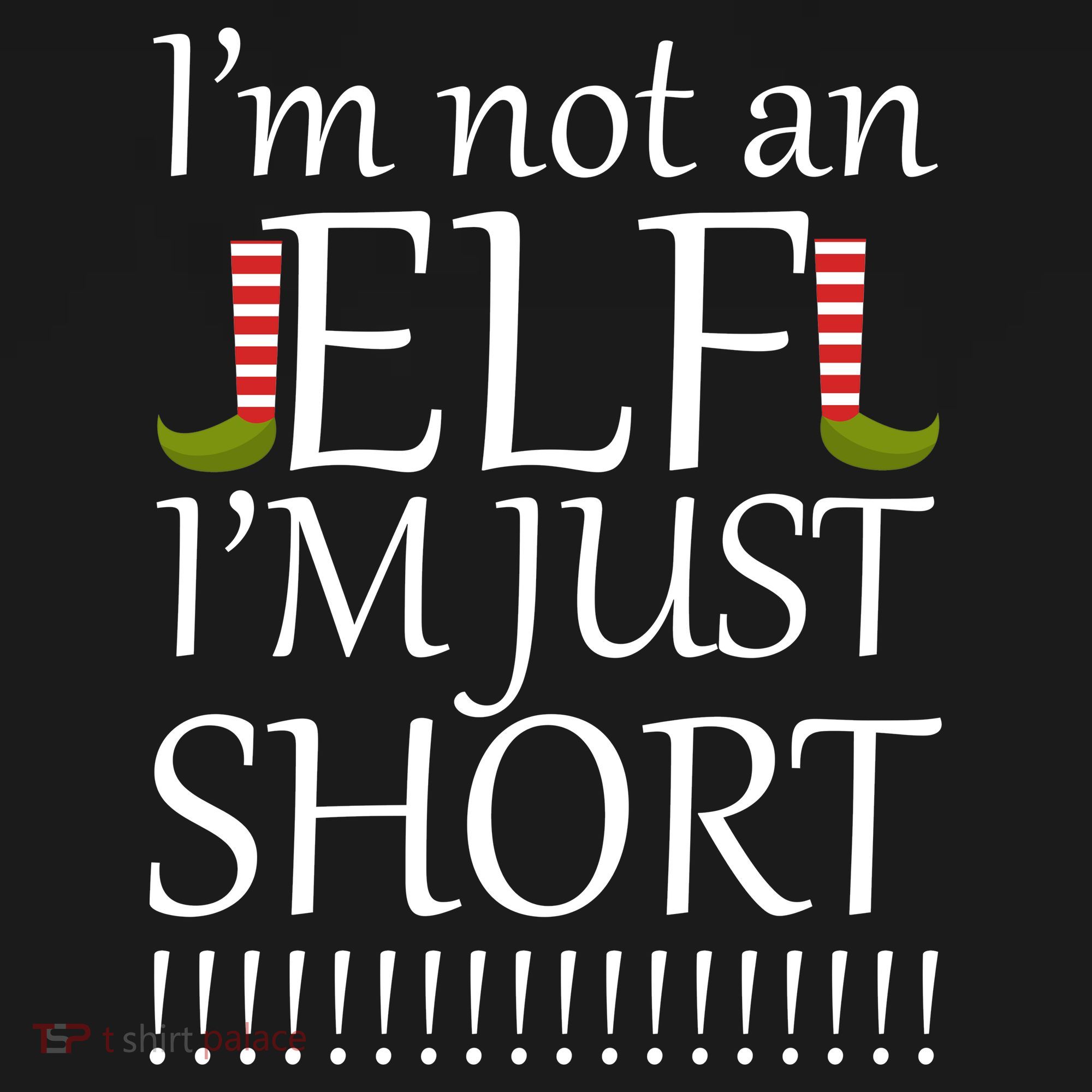 I'm Not An Elf! I'm Just Short Funny Christmas Women's Hoodie