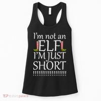 I'm Not An Elf! I'm Just Short Funny Christmas Women's Tank Top thumb 0