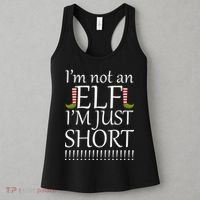 I'm Not An Elf! I'm Just Short Funny Christmas Women's Tank Top thumb 3