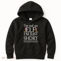 I'm Not An Elf! I'm Just Short Funny Christmas Kids Hoodie thumb 0