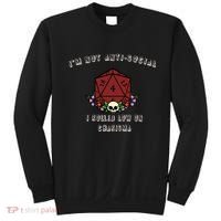 I'm Not Anti-Social I Rolled Low On Charisma Sweatshirt thumb 0
