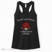 I'm Not Anti-Social I Rolled Low On Charisma Women's Tank Top thumb 0