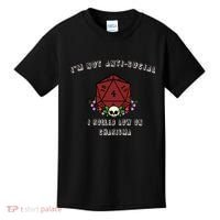I'm Not Anti-Social I Rolled Low On Charisma Kids T-Shirt thumb 0