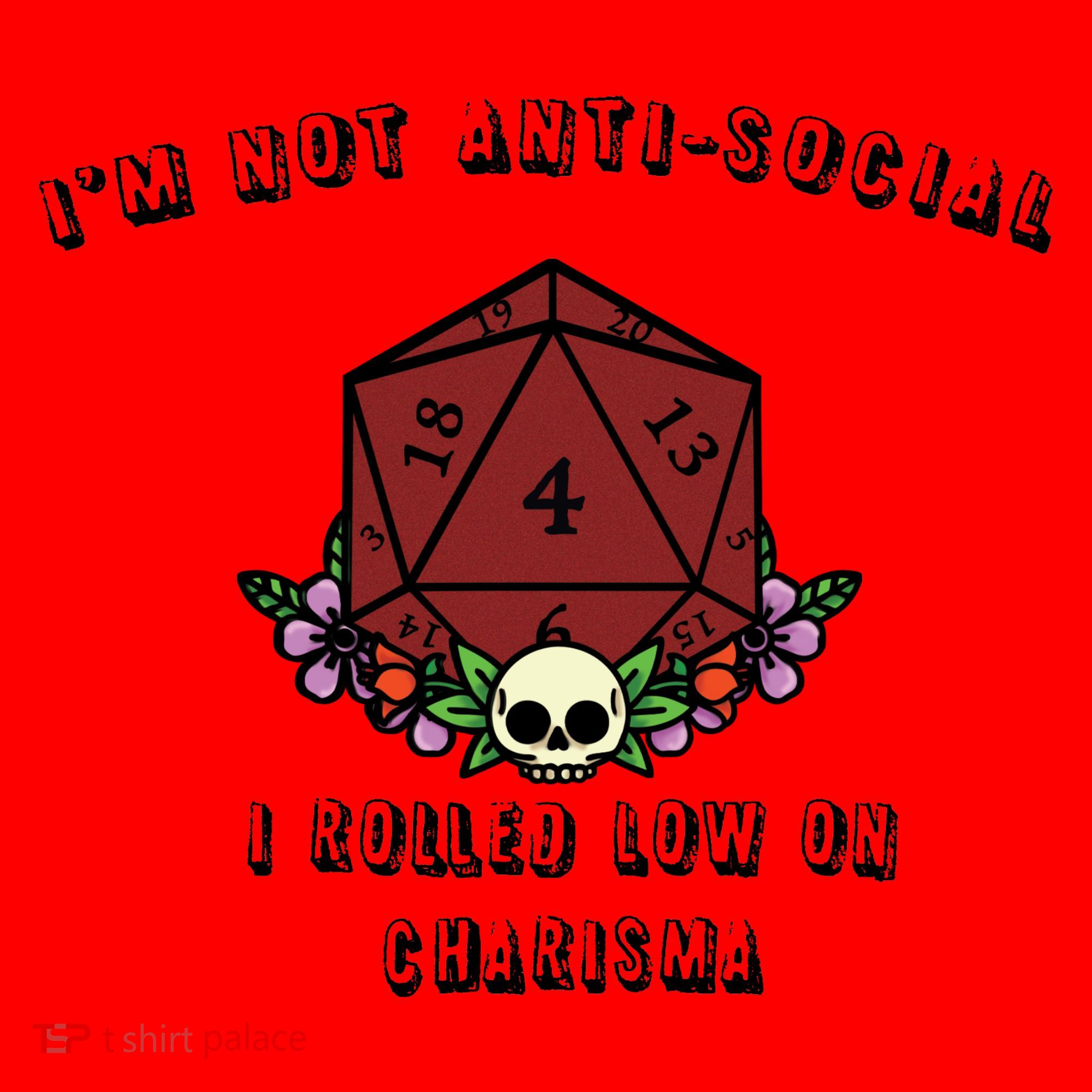 I'm Not Anti-Social I Rolled Low On Charisma Santa Hat