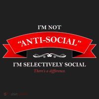 I'm Not Anti-Social I'm Selectively Social Tumbler thumb 3