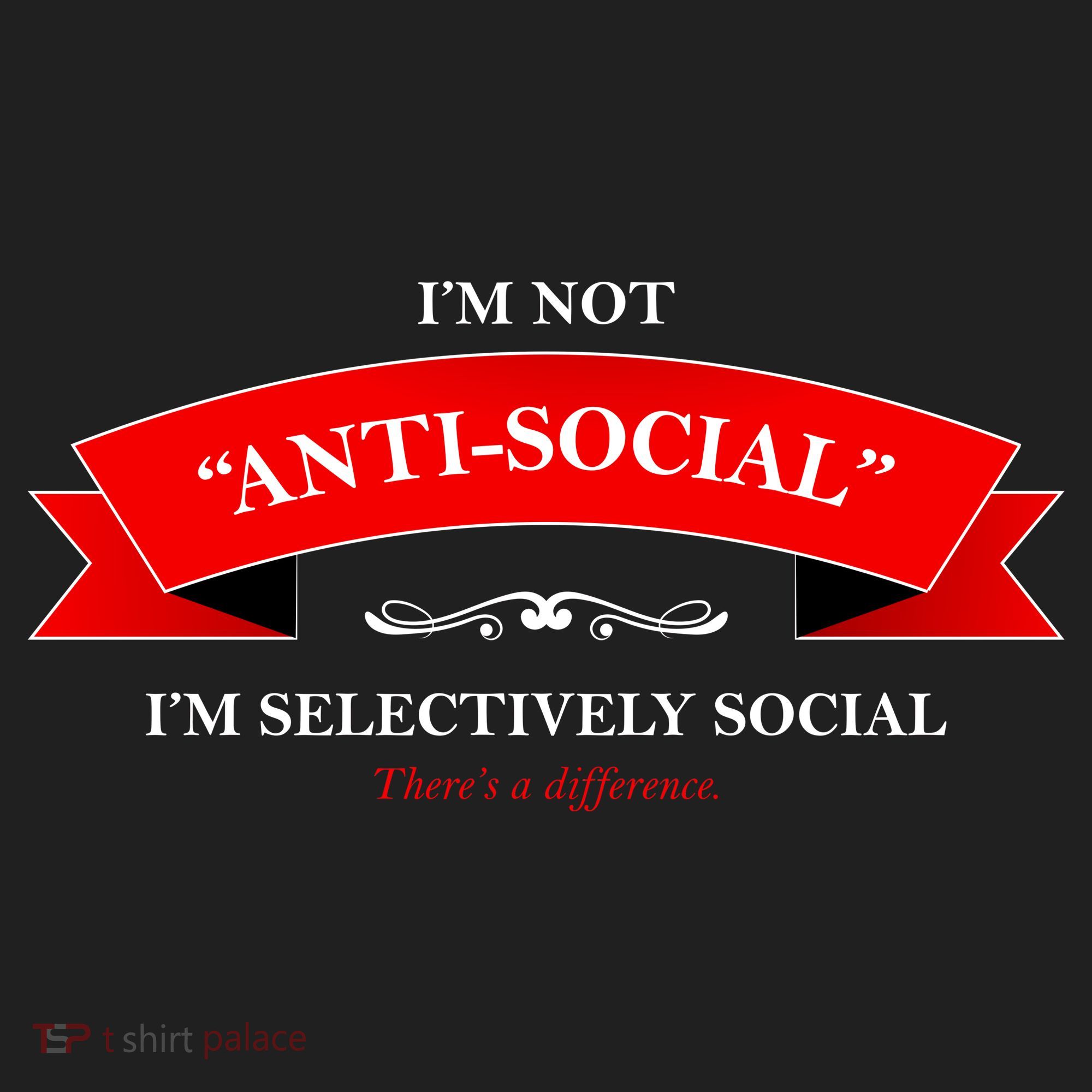 I'm Not Anti-Social I'm Selectively Social Hat
