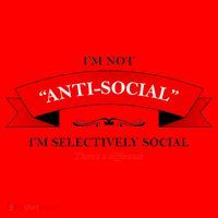 I'm Not Anti-Social I'm Selectively Social Santa Hat thumb 1
