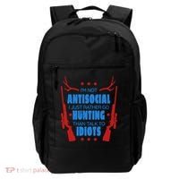 I'm Not Antisocial Hunting Funny Backpack thumb 0