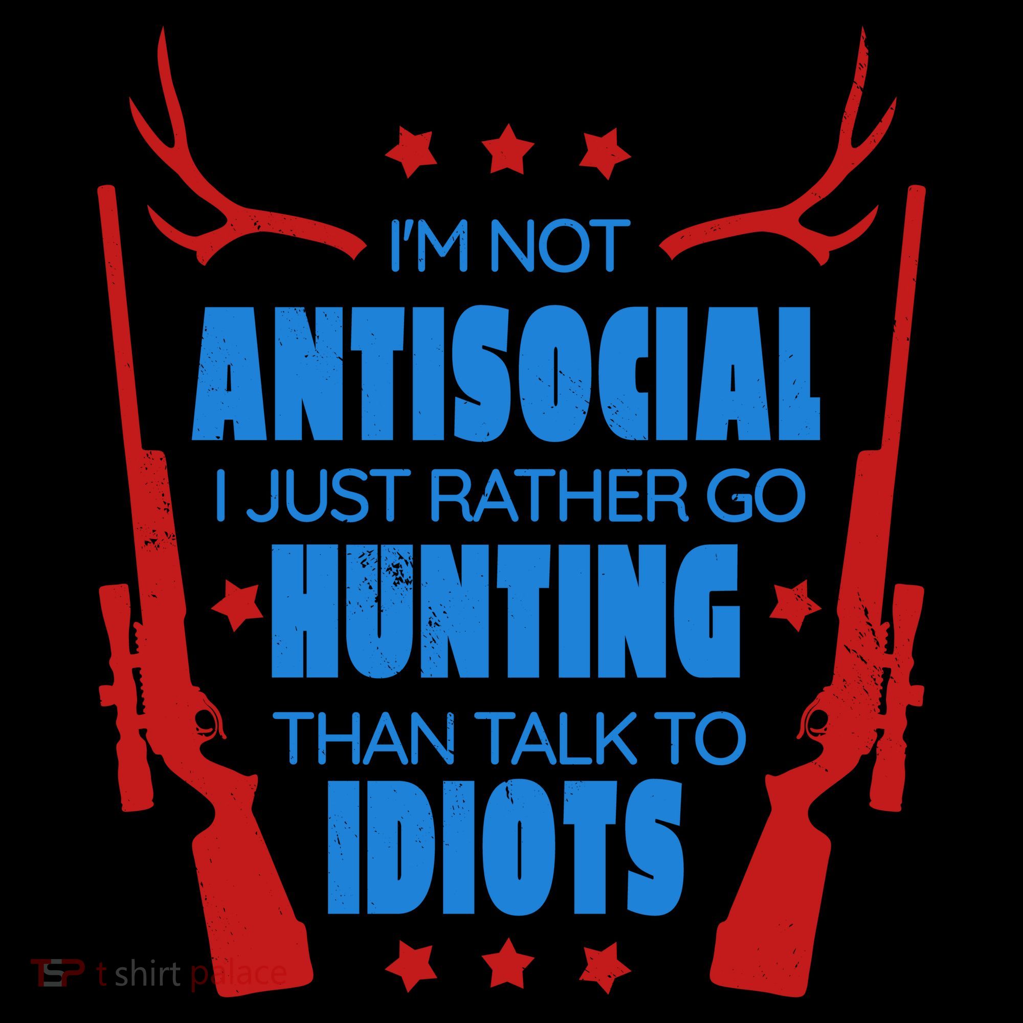 I'm Not Antisocial Hunting Funny Backpack