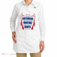 I'm Not Antisocial Hunting Funny Apron thumb 2