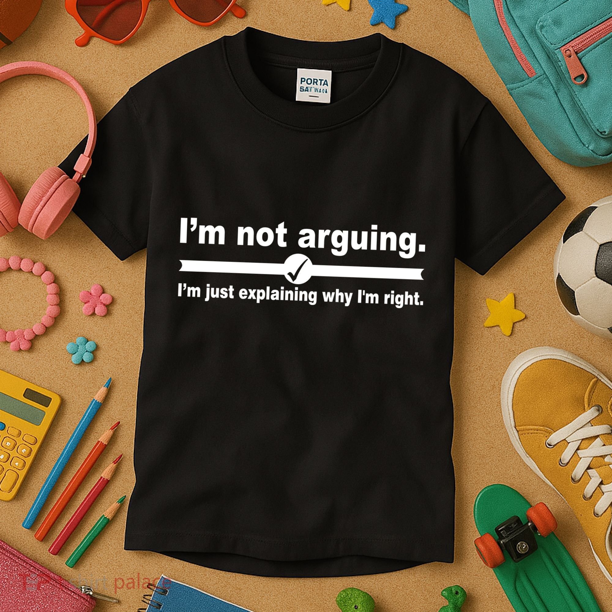 I'm Not Arguing Just Explaining Why I'm Right Kids T-Shirt