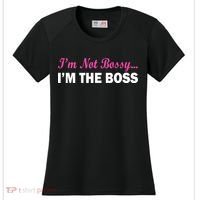 I'm Not Bossy I'm The Boss Women's Cooling Performance Crew T-Shirt thumb 0