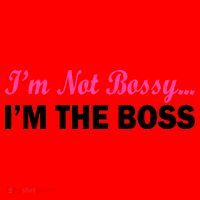 I'm Not Bossy I'm The Boss Santa Hat thumb 1